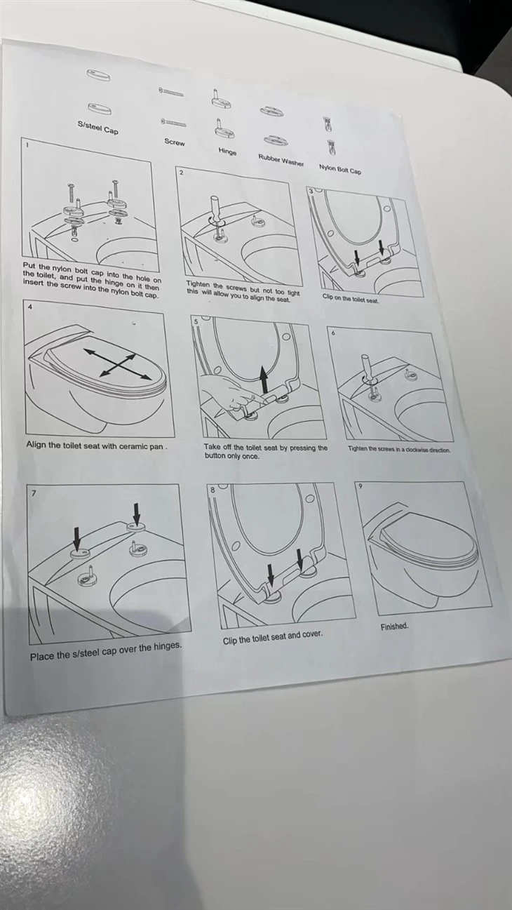 UF Toilet Seat: Durable, Clean, Quiet, Versatile factory